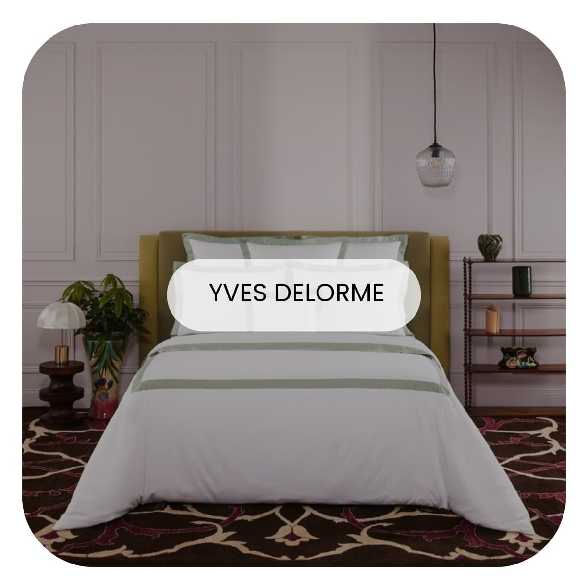 Linge de lit haut-de-gamme Yves Delorme