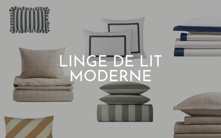 Linge de lit moderne : les meilleures marques