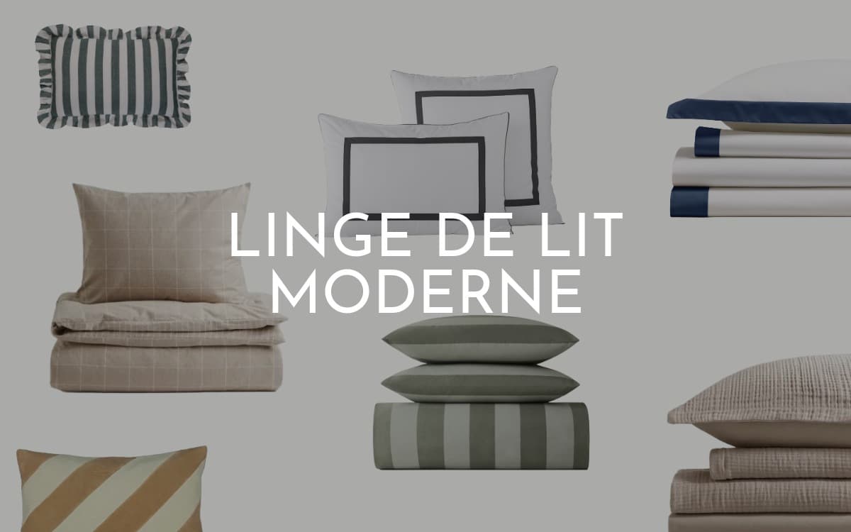 Linge de lit moderne : les meilleures marques