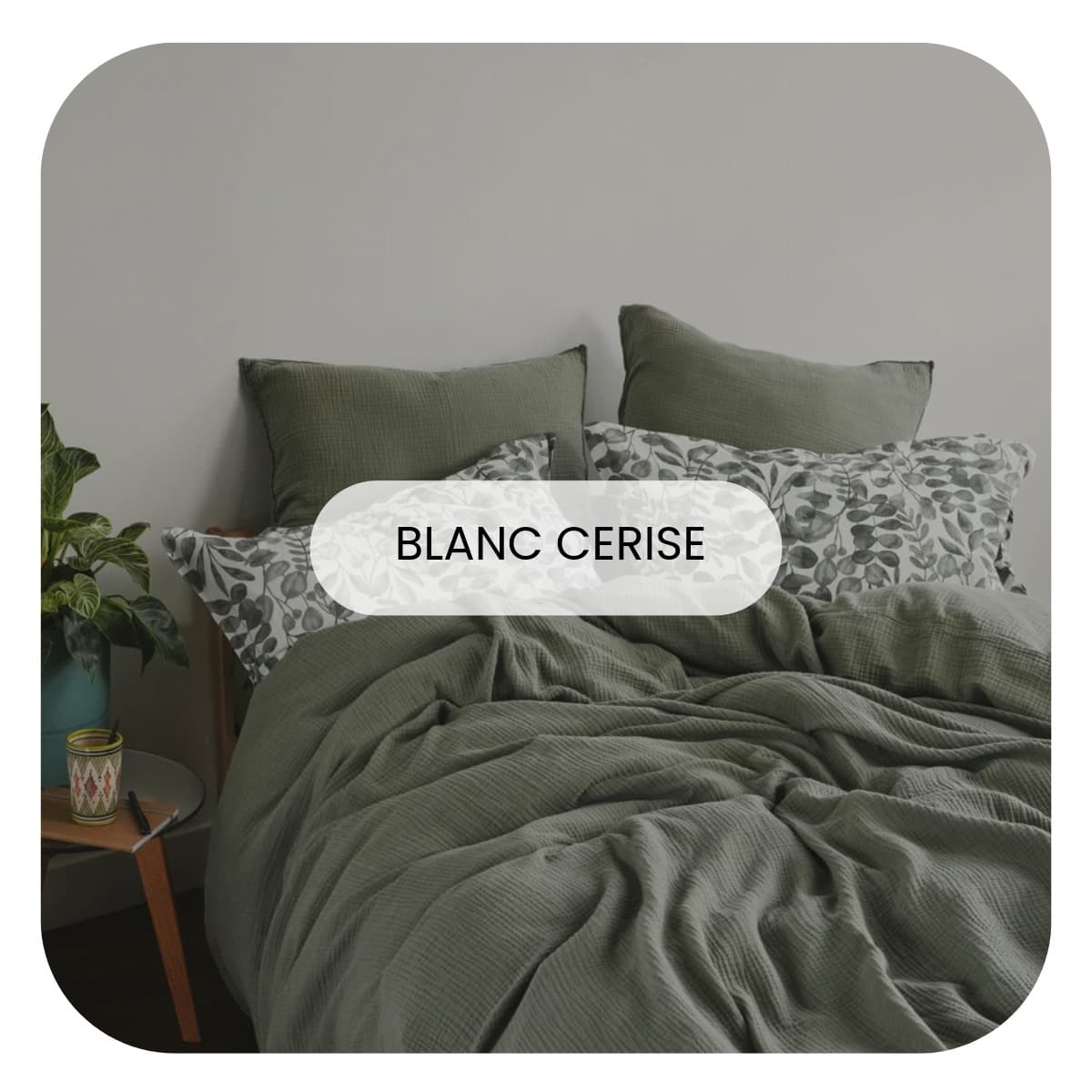 Housses de couette Blanc Cerise