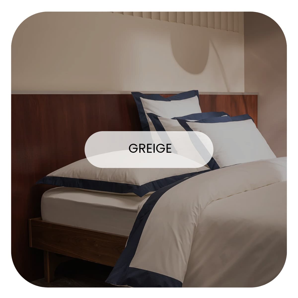 Linge de lit premium Greige