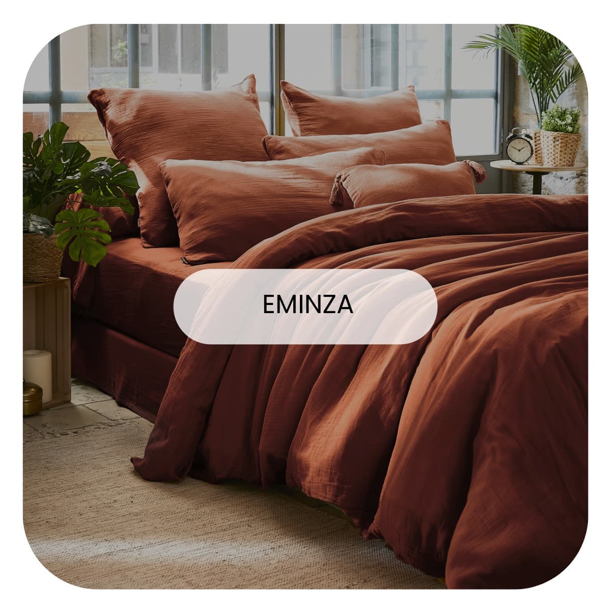 Parures de lit confortables Eminza