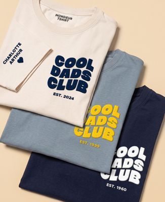t-shirt-cool-dads-club-velours-avec-prnoms-manche-monsieur-t-shirt